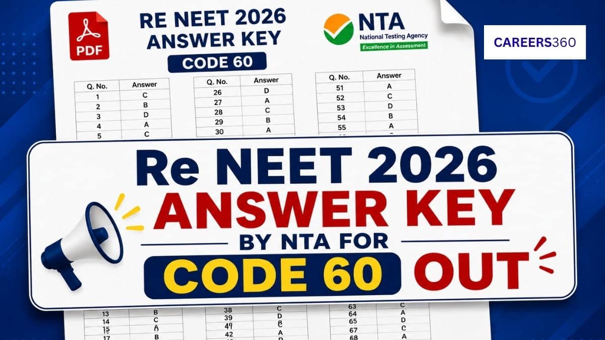 Re NEET 2026 Answer Key Out by NTA for Code 60: PDF Download Link